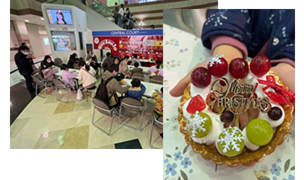 サントムーン柿田川クリスマスワークショップ開催